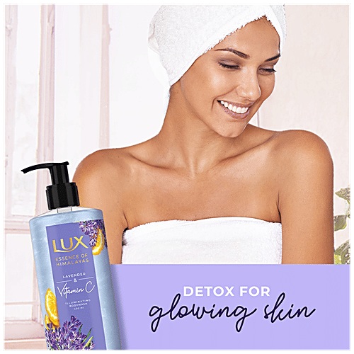 Buy Lux Illuminating Body Wash Lavender & Vitamin C, For Soft