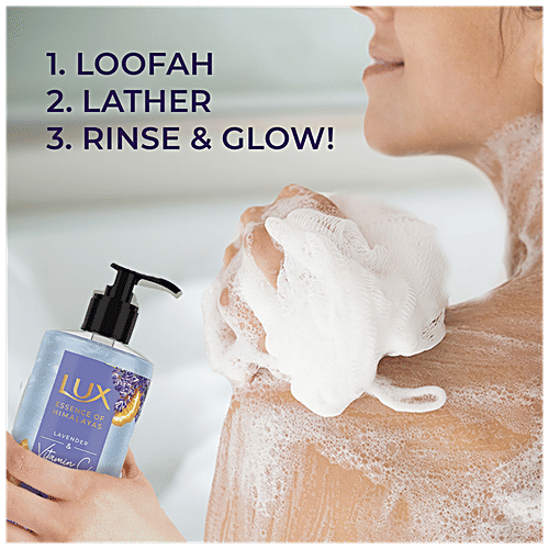 Lux Illuminating Body Wash - Lavender & Vitamin C, For Soft & Smooth Skin, 400 ml  