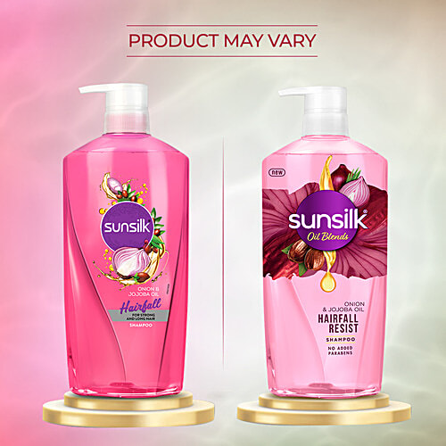 Sunsilk Onion & Jojoba Oil Blends Shampoo, 700 ml Hairfall Resist Shampoo, No Added Parabens