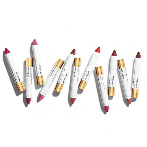 MyGlamm Perfect Curves Matte Lip Crayon - Ultra Smooth, Hydrating, 3.7 g Bourbon Candy 