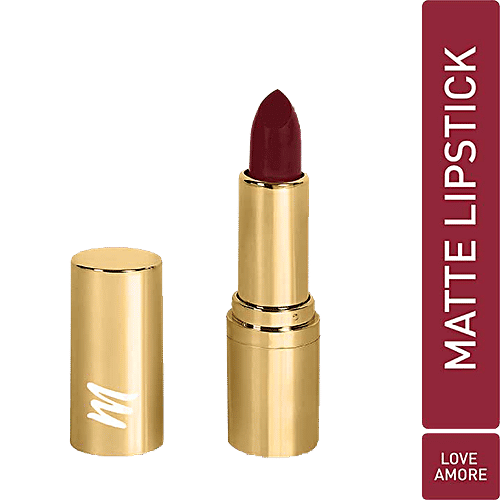 MyGlamm Treasure IT Suede Matte Lipstick - With Vitamin E, Long-Wear Formula, 4.2 g Love Amore 