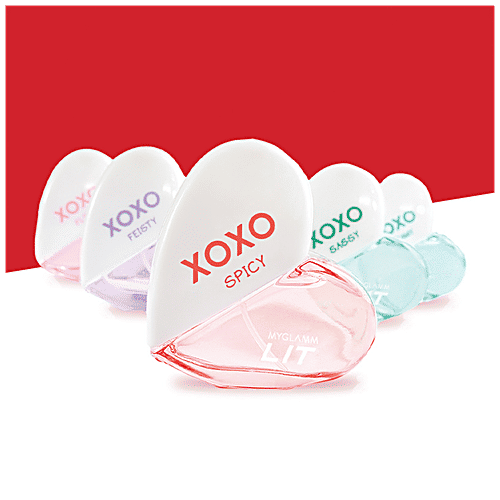MyGlamm LIT XOXO Fragrance - Long Lasting Aroma, 25 ml Feisty