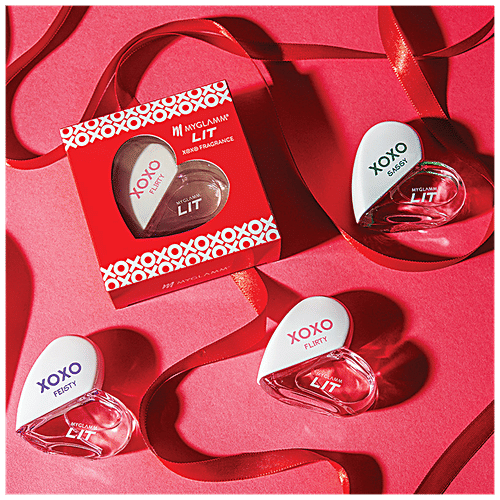 MyGlamm LIT XOXO Fragrance - Long Lasting Aroma, 25 ml Feisty