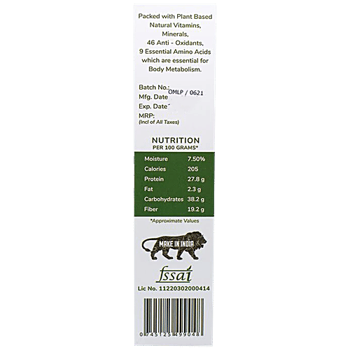 The Kitchen Farms Moringa Leaf Powder - Superfood Supplement, Vegan, Rich In Protein & Vitamins, 100 g Box 