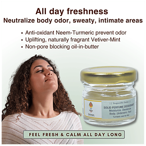 Buy PARAMA NATURALS Solid Perfume Deodorant For Body, Underarms, Feet