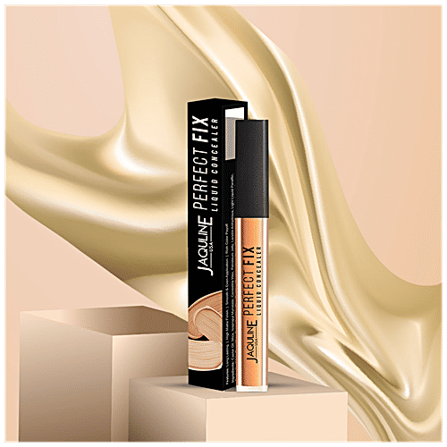 Jaquline USA Perfect Fix Liquid Concealer - Lightweight, Waterproof, 4 ml Warm Sand 03 
