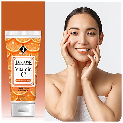 Buy Jaquline USA Vitamin C Body Gel Scrub For Brightening & Radiance