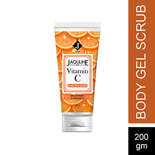Buy Jaquline USA Vitamin C Body Gel Scrub For Brightening & Radiance