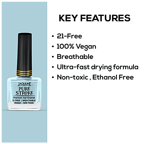 Buy Jaquline USA Pure Stroke Nail Enamel Breathable, NonToxic Online