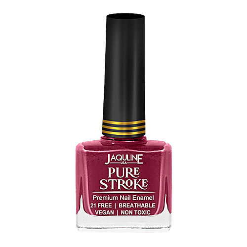 Jaquline USA Pure Stroke Nail Enamel - Breathable, Non-Toxic, 10 ml Noble 