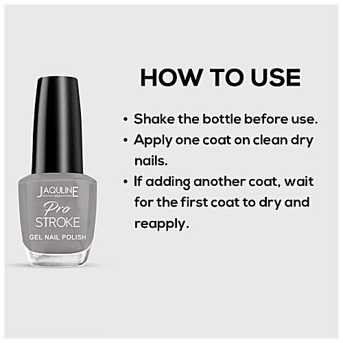 Jaquline USA Pro Stroke Gel Nail Polish - Long-Lasting, 15 ml Lime Light 08 