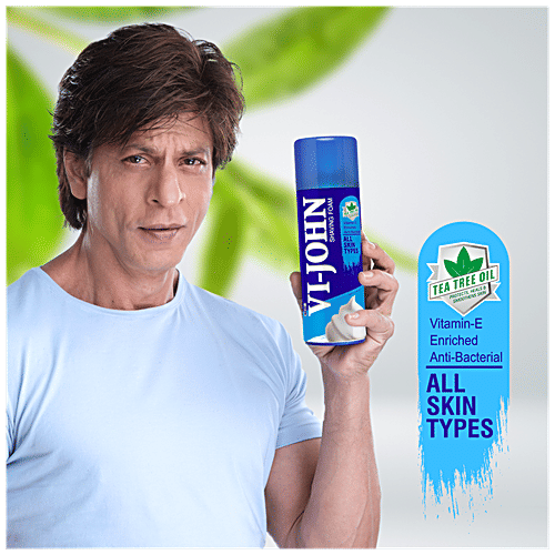 Buy VIJOHN Shaving Foam Tea Tree Oil, Prevents Cuts & Razor Burns