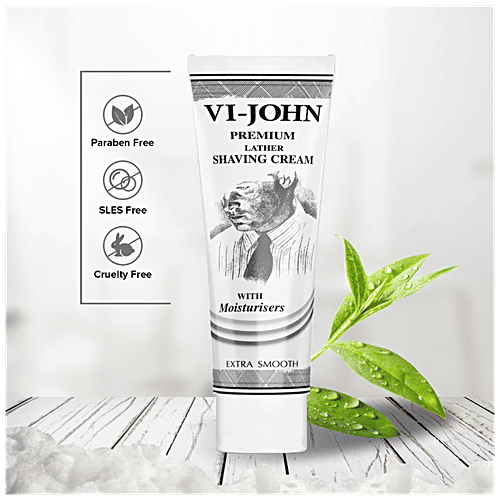 Buy VIJOHN Premium Lather Shaving Cream With Moisturisers, Extra