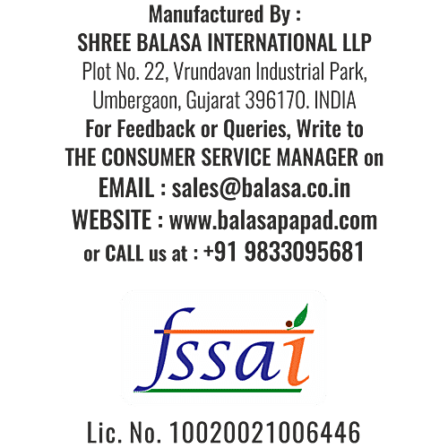 Balasa Amritsari Papad - Fresh, Crispy, Traditional Taste, 200 g  