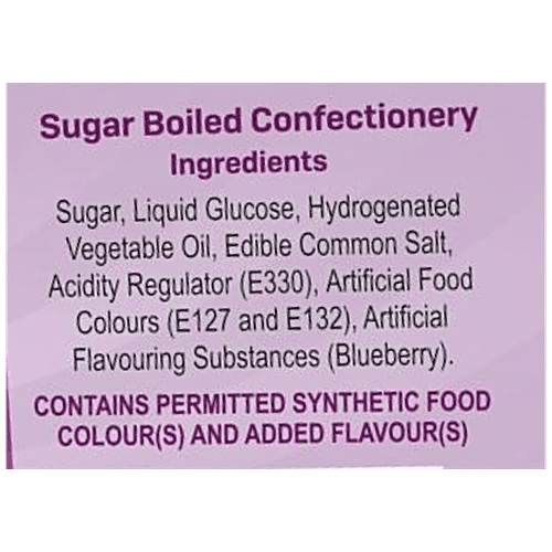 CandyVille Froot Fab Flavoured Candy - Blueberry, Refreshing Taste, 300 g Jar 