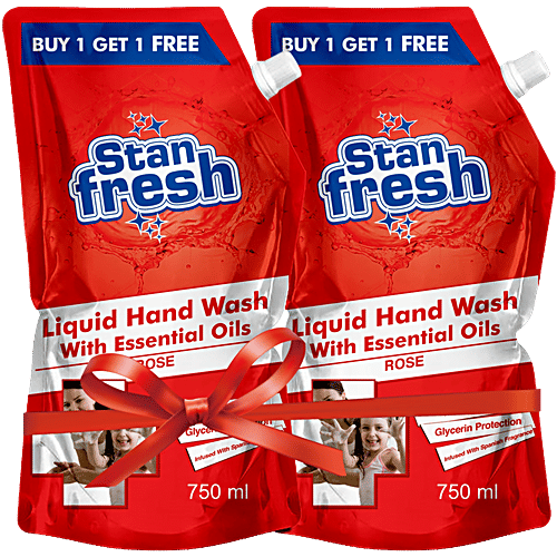 Buy STANFRESH Liquid Hand Wash With Essential Oils, Antibacterial