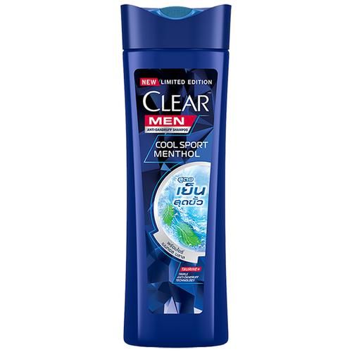 Clear Men Clear Men Cool Sport Menthol Anti-Dandruff Shampoo with ...