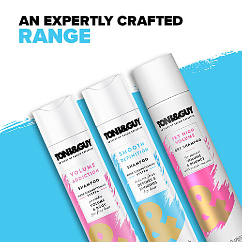 Toni&Guy Toni & Guy Smooth Definition Shampoo, Reduces Frizz & Dryness, 250ml, 250 ml  