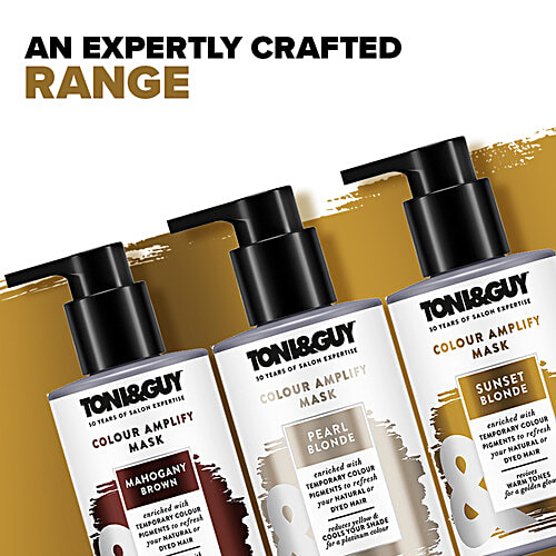 Toni&Guy Toni & Guy Colour Amplify Hair Mask Sunset Blonde, Gives Colour Boost & Shine, 200ml, 200 ml  