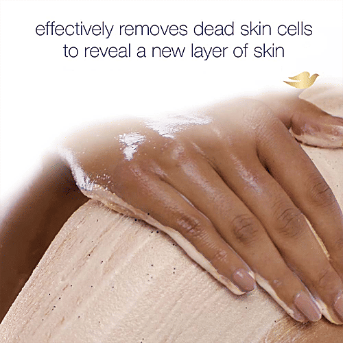 Dove Body Lotion Dove Exfoliating Body Polish Scrub Oatmeal & Calendula Oil for Delicate Skin, 298g, 298 g  