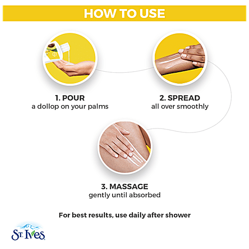 St.Ives Hydrating Body Lotion - Vitamin E & Avocado, 100% Natural Moisturiser, 200 ml  