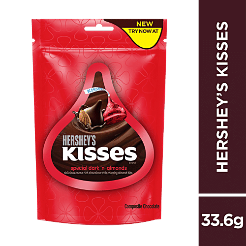 Buy Hersheys Kisses Special Dark N Almonds Chocolate Rich Flavour Online at Best Price of Rs