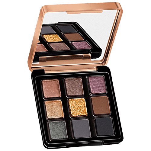 MyGlamm 9 In 1 Eyeshadow Palette - Intense Pigment, Long Wearing, Manish Malhotra Beauty, 9 g Rendezvous 