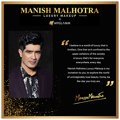 MyGlamm 9 In 1 Eyeshadow Palette - Intense Pigment, Long Wearing, Manish Malhotra Beauty, 9 g Rendezvous 