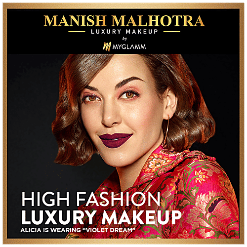 MyGlamm Soft Matte Lipstick - Highly Pigmented, Full Coverage, Manish Malhotra Beauty, 4 g Blush Rose 