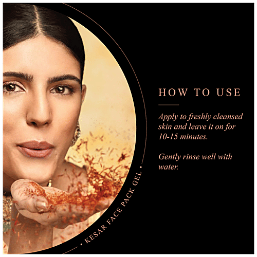 Buy MyGlamm Kesar Face Pack Gel Brightens & Lightens Skin, Manish