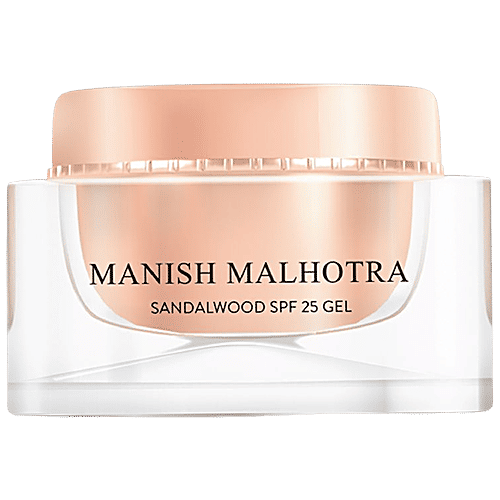 MyGlamm Sandalwood SPF 25 Gel - Brightens Dull Skin, Hydrating, Manish Malhotra Beauty, 50 g  