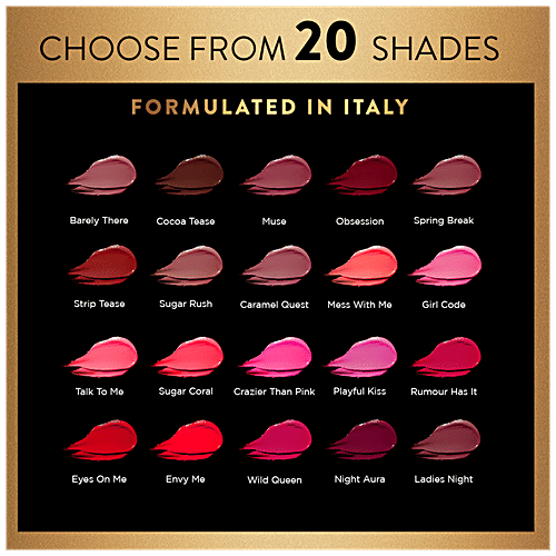 Buy MyGlamm Liquid Matte Lipstick Light Weight, Rich Pigment, Full