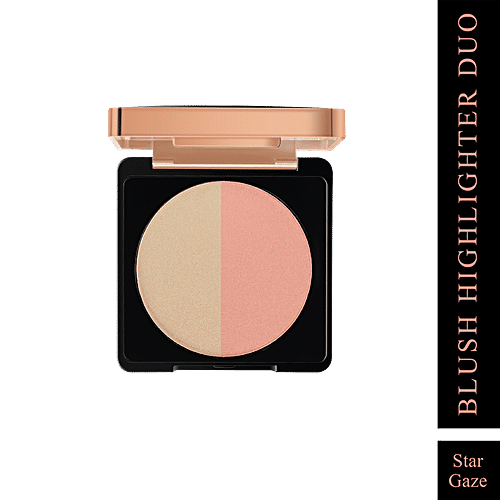 Buy MyGlamm Blush Highlighter Duo Long Wear Formula, Luminous Effect