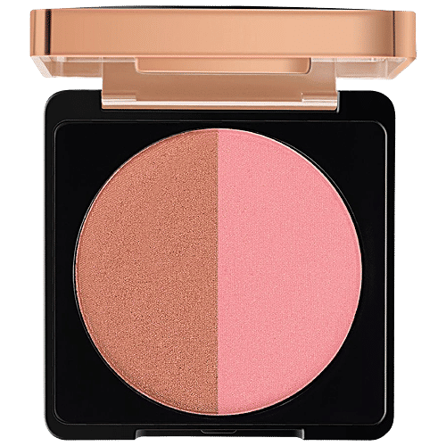 MyGlamm Blush Highlighter Duo - Long Wearing Formula, Manish Malhotra Beauty, 9 g Secret Glam 
