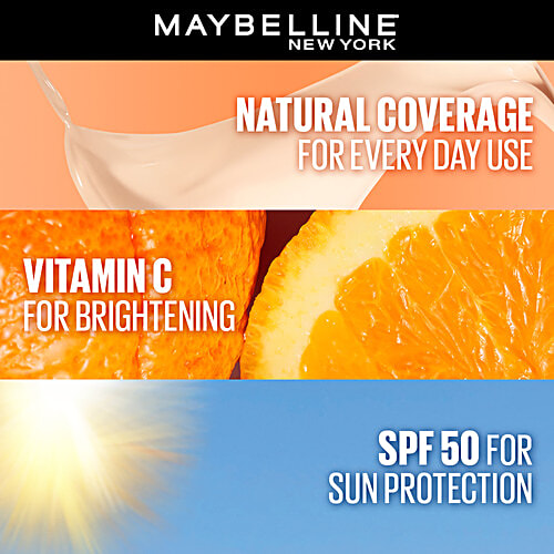 Maybelline New York Fit Me Fresh Tint - With Vitamin C, SPF 50, Natural Coverage, For Daily Use, 30 ml Shade 08 