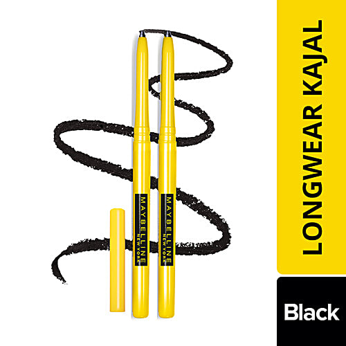 Maybelline New York Colossal Kajal, 0.35 g (Pack of 2) 