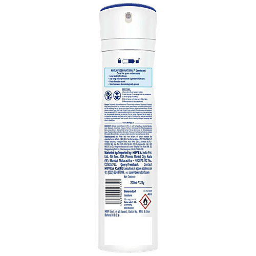 Buy Nivea Deodorant Fresh Natural, Non Antiperspirant, For Woman