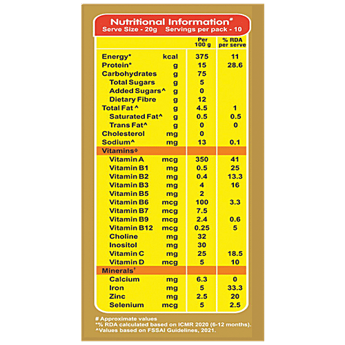 Manna Baby Cereal - Sprouted Bajra & Apple, Ready To Cook, 6+ Months, 200 g  