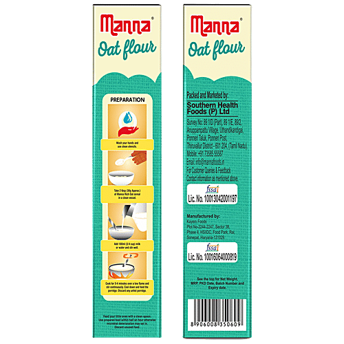 Buy Manna Baby Cereal Oat Flour, 100 Natural, No Added Sugar Online