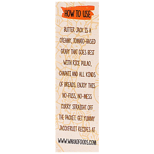 Wakao Butter Jack - Plant-Based, Vegan, Ready To Cook, Gluten Free, 300 g