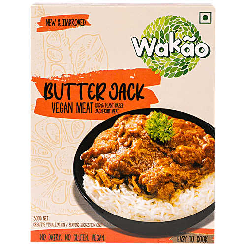 Wakao Butter Jack - Plant-Based, Vegan, Ready To Cook, Gluten Free, 300 g