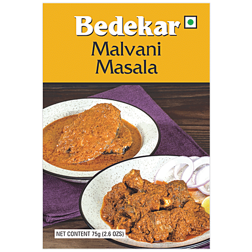 Bedekar Malvani Masala - Natural & Pure, No Preservatives, 75 g Box 