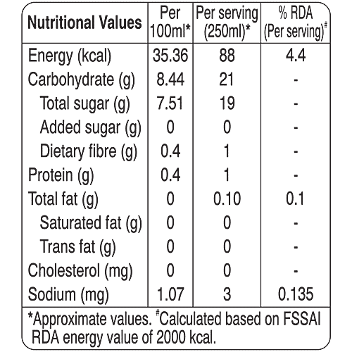 fresho! Signature Valencia Orange Juice - Cold Pressed, 1 L PET Bottle