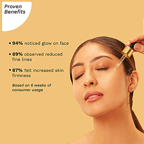 Pilgrim 24K Gold Serum - Niacinamide & Hyaluronic Acid, For All Skin Types, 20 ml  