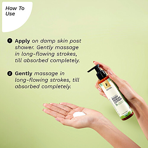 Pilgrim Squalane Body Serum Lotion - For Exfoliation & Moisturisation, 150 ml  