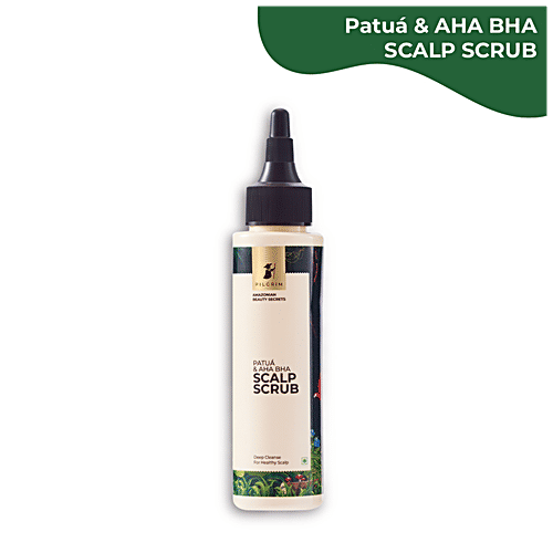 Pilgrim Patua & AHA BHA Scalp Scrub - Deep Cleanse, For Healthy Scalp, 100 ml  