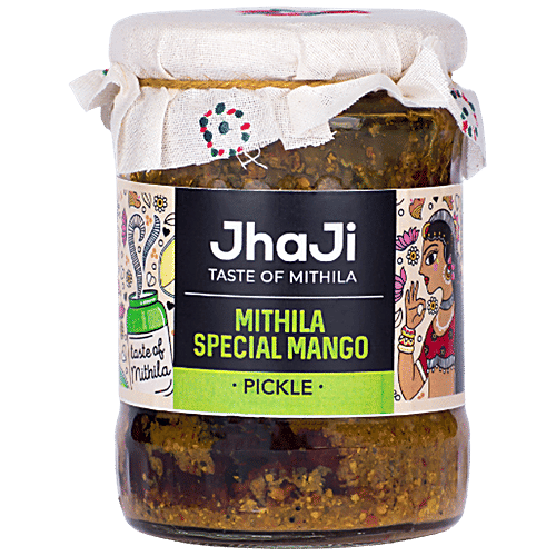 Buy JhaJi Mithila Special Mango Pickle Tangy, Spicy, Sour Online at