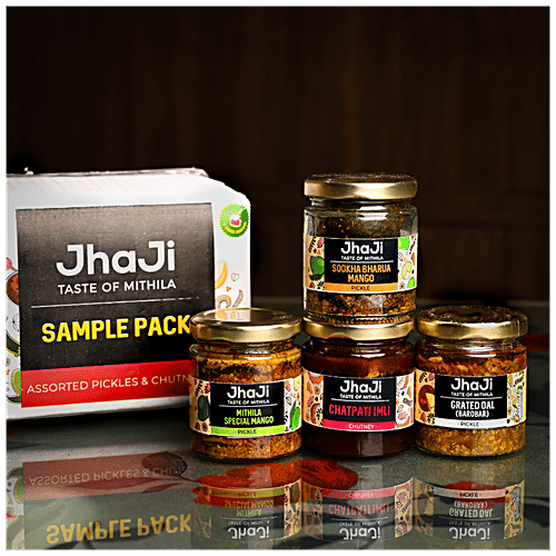 Buy JhaJi Pickles & Chutney Sookha Bharua Mango, Mithila Special
