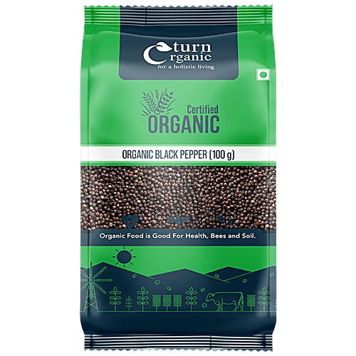 Buy Turn Organic Black Pepper Loaded With Nutrients Online at Best