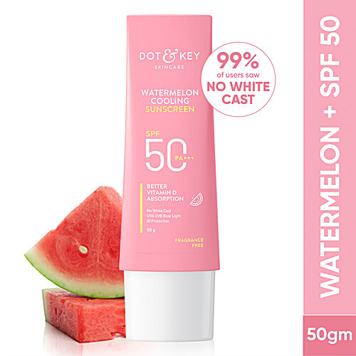 Buy Dot & Key Watermelon Cooling Sunscreen SPF 50, PA+++, Boosts